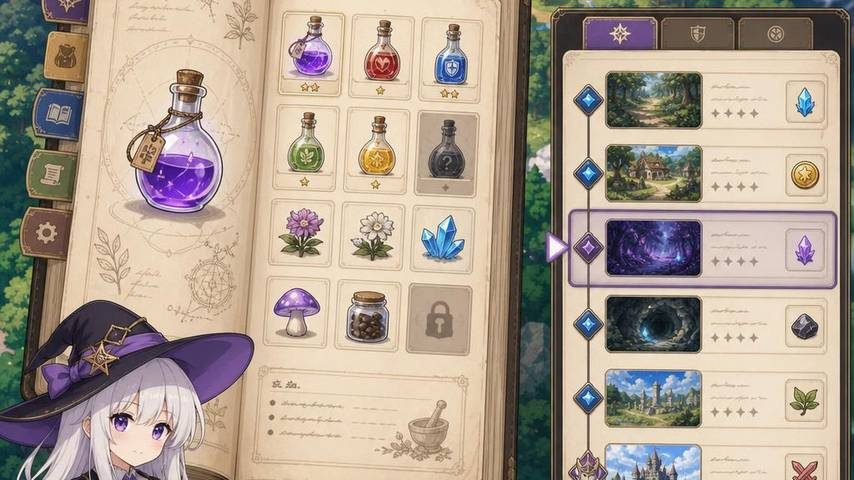 魔女秘药 操作界面 预览图 5